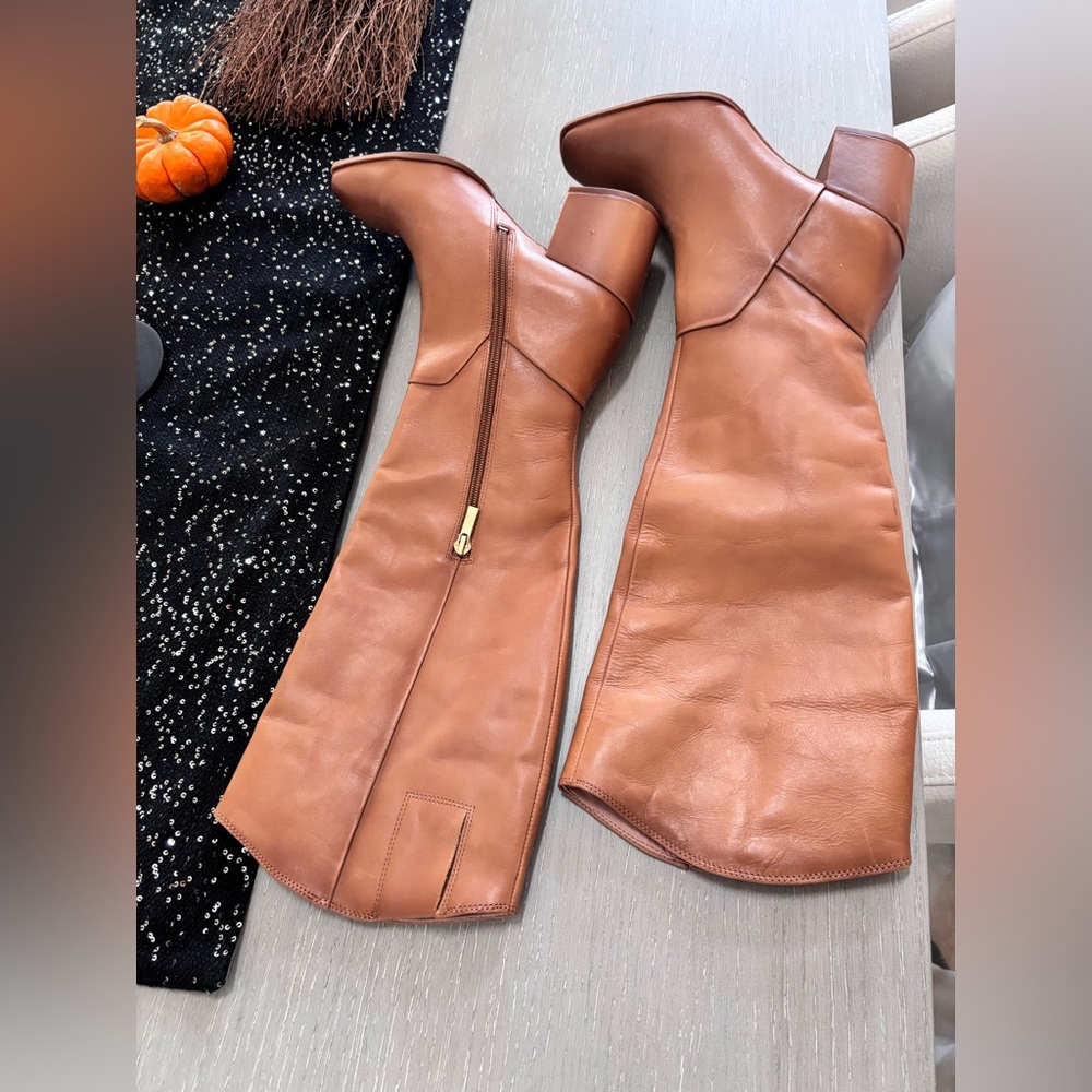 Valentina Tan Over the Knee Boots